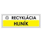 Recyklácia-Hliník, plast 2mm s dierkami-290x100mm