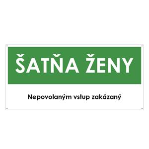 Šatňa ženy, zelená, plast 2mm s dierkami-190x90mm