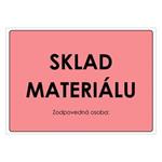 Sklad materiálu, plast 1mm 297x210mm