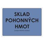 SKLAD POHONNÝCH HMOT, plast 1 mm, A4