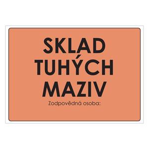 SKLAD TUHÝCH MAZIV, plast 2 mm, A4