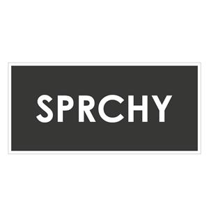 SPRCHY, šedá, plast 1 mm 190x90 mm