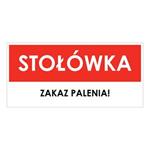 STOŁÓWKA, płyta PVC 2 mm, 190x90 mm