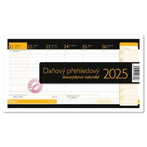 Stolní kalendář 2025 - Daňový přehledový