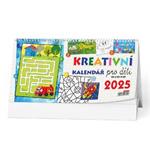 Stolní kalendář 2025 Kreativní kalendář pro děti