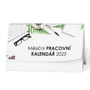 Stolní kalendář 2025 Měsíční pracovní kalendář