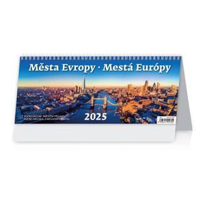 Stolní kalendář 2025 - Města Evropy/Mestá Európy