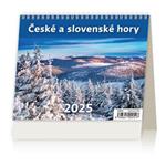 Stolní kalendář 2025 MiniMax - České a slovenské hory