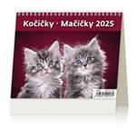Stolní kalendář 2025 MiniMax - Kočičky/Mačičky