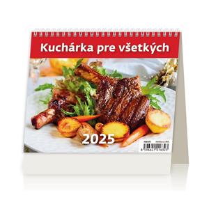 Stolní kalendář 2025 MiniMax - Kuchárka pre všetkých