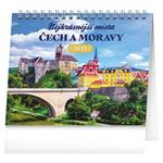 Stolní kalendář 2025 Nejkrásnější místa Čech a Moravy