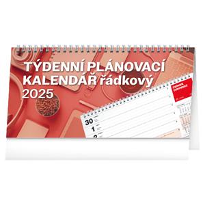 Stolní kalendář 2025 Plánovací řádkový