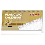 Stolní kalendář 2025 Plánovací s evropskými svátky