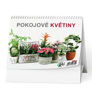 Stolní kalendář 2025 Pokojové květiny