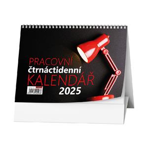 Stolní kalendář 2025 Pracovní kalendář Čtrnáctidenní