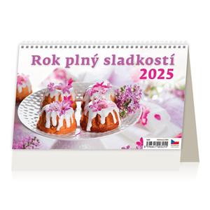 Stolní kalendář 2025 - Rok plný sladkostí