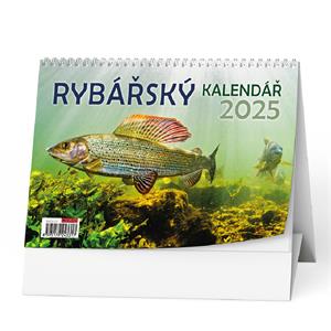 Stolní kalendář 2025 Rybářský kalendář