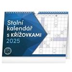 Stolní kalendář 2025 s křížovkami s háčkem