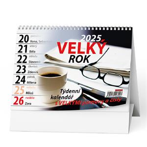 Stolní kalendář 2025 Velký rok