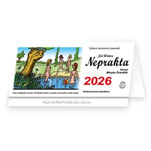 Stolní kalendář 2026 - Neprakta