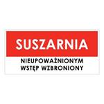 SUSZARNIA, płyta PVC 2 mm, 190x90 mm