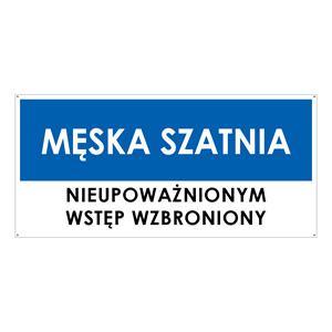 SZATNIA MĘSKA, niebieski - płyta PVC 2 mm z dziurkami 190x90 mm