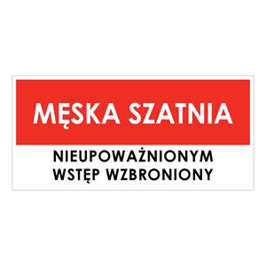 SZATNIA MĘSKA, płyta PVC 2 mm z dziurkami, 190x90 mm