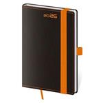 Týdenní kapesní diář 2026 Black Orange