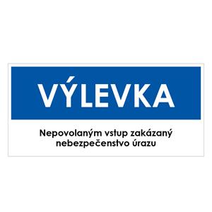 Výlevka, modrá, plast 1mm,190x90mm