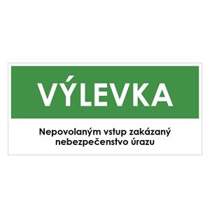 Výlevka, zelená, plast 1mm,190x90mm