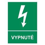 Vypnuté, plast 1mm 210x297mm