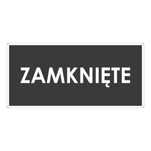 ZAMKNIĘTE, szary - płyta PVC 2 mm z dziurkami 190x90 mm